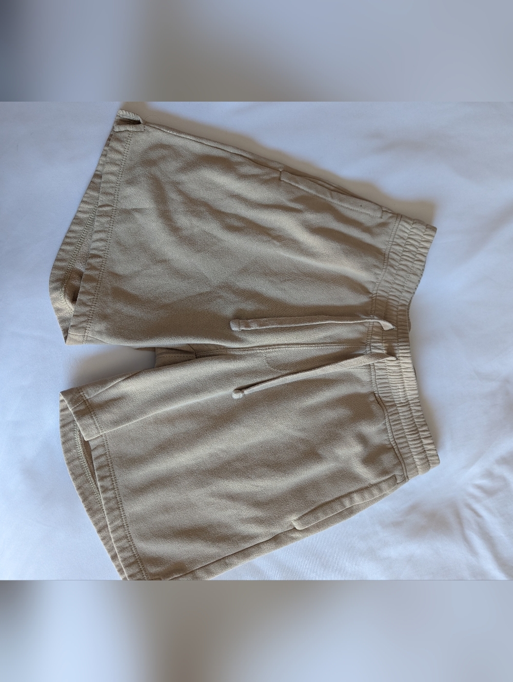 Old Navy Tan Drawstring Terry Shorts